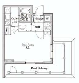 ラクラス学芸大学 410 間取り図