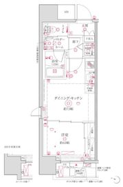 クレイシア文京本郷 202 間取り図