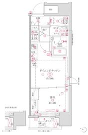 クレイシア文京本郷 403 間取り図