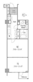 グレイスコート白金 1階 間取り図