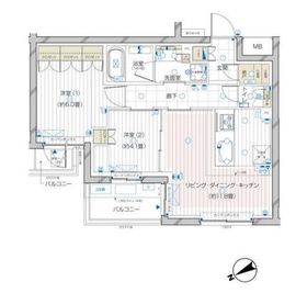 ザ・レジデンス駒込染井 102 間取り図