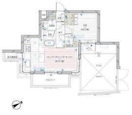 ザ・レジデンス駒込染井 105 間取り図