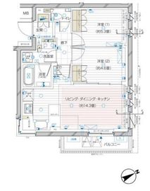 ザ・レジデンス駒込染井 204 間取り図