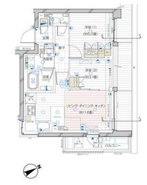 ザ・レジデンス駒込染井 404 間取り図