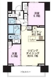 シティハウス広尾南 7階 間取り図