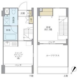 KDXレジデンス自由が丘 403 間取り図