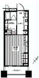 ブリリア銀座id 6階 間取り図