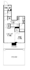 ザ・パークハウス文京江戸川橋 1階 間取り図