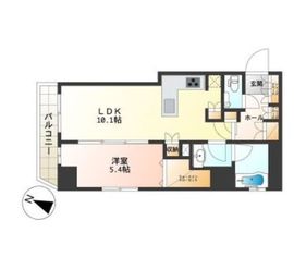 クオリア三田 2階 間取り図
