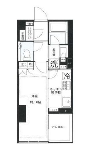 宮益坂ビルディングザ・渋谷レジデンス 12階 間取り図