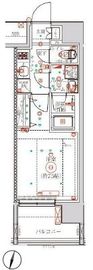 La Douceur東中野 (ラドゥセール東中野) 1202 間取り図