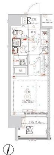 La Douceur東中野 (ラドゥセール東中野) 903 間取り図