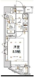 ログ門前仲町 6階 間取り図