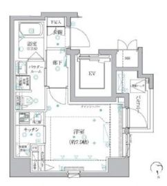 クレイシア新宿御苑前 11階 間取り図