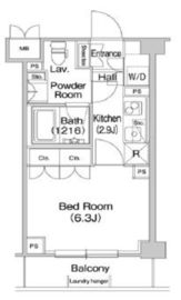 コンフォリア駒場 231 間取り図