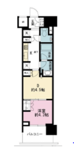 ザ・パークハウスアーバンス渋谷 11階 間取り図