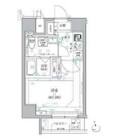 クレイシア新宿御苑前 5階 間取り図