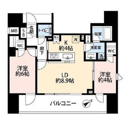 リビオ目黒リバーサウス 7階 間取り図