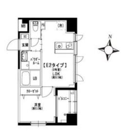 セヴェランス錦糸町 208 間取り図