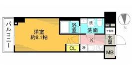 エル・グランジュテ新宿 5階 間取り図