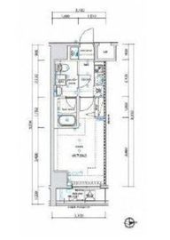 エル・グランジュテ新宿 5階 間取り図