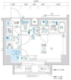 ルクレ木場親水公園 2階 間取り図