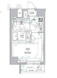 クレイシア新宿御苑前 10階 間取り図