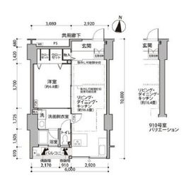 東雲キャナルコートCODAN 11-910 間取り図