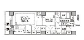 東雲キャナルコートCODAN 18-405 間取り図