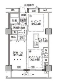 東雲キャナルコートCODAN 18-922 間取り図