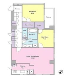 ランテンヌ四谷 314 間取り図