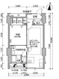 東雲キャナルコートCODAN 11-1010 間取り図