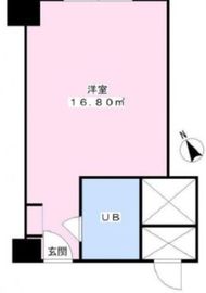 赤坂レジデンシャルホテル 6階 間取り図