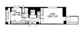 FLEG恵比寿secondo 301 間取り図