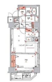 ハーモニーレジデンス浅草 2階 間取り図