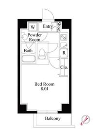 グランパセオ神楽坂 303 間取り図