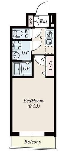 グランパセオ神楽坂 305 間取り図