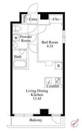 グランパセオ神楽坂 603 間取り図