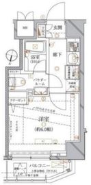 レアライズ代々木上原 702 間取り図