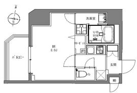 La Douceur大森山王 (ラドゥセール大森山王) 1001 間取り図