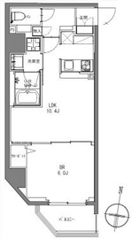 La Douceur大森山王 (ラドゥセール大森山王) 202 間取り図