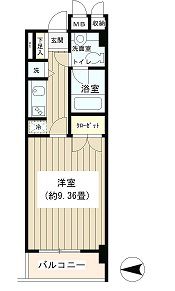 ノナプレイス渋谷神山町 209 間取り図