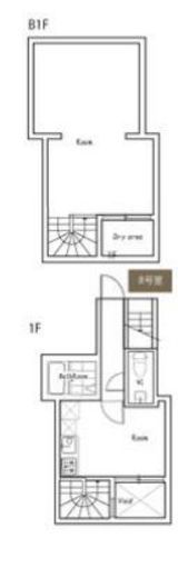 ポルトグランデ目黒かむろ坂 8 間取り図