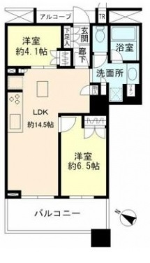 ブリリアマーレ有明 29階 間取り図