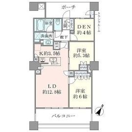 ブリリア有明スカイタワー 15階 間取り図