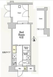 ミヤビヒルズ西池袋 B105 間取り図