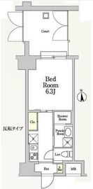 ミヤビヒルズ西池袋 B107 間取り図