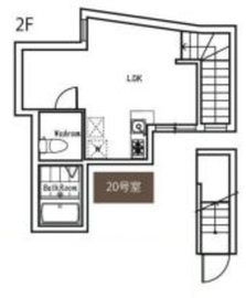 ポルトグランデ目黒かむろ坂 20 間取り図
