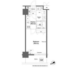 アーバネックス市谷柳町 1202 間取り図