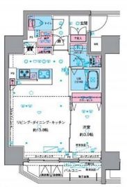 ジェノヴィア南千住スカイガーデン 4階 間取り図